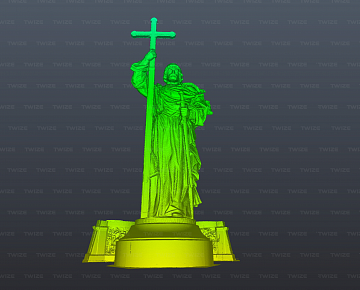 3D-модель памятника (вид 1)