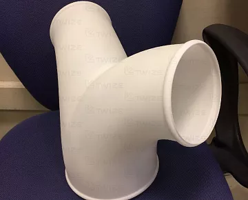 3D-печать модели воздуховода из полиамида (фото 2)