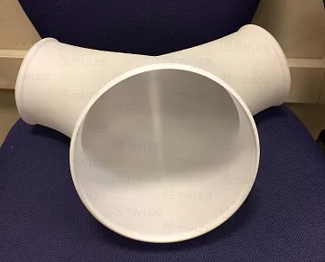 3D-печать модели воздуховода из полиамида (фото 1)