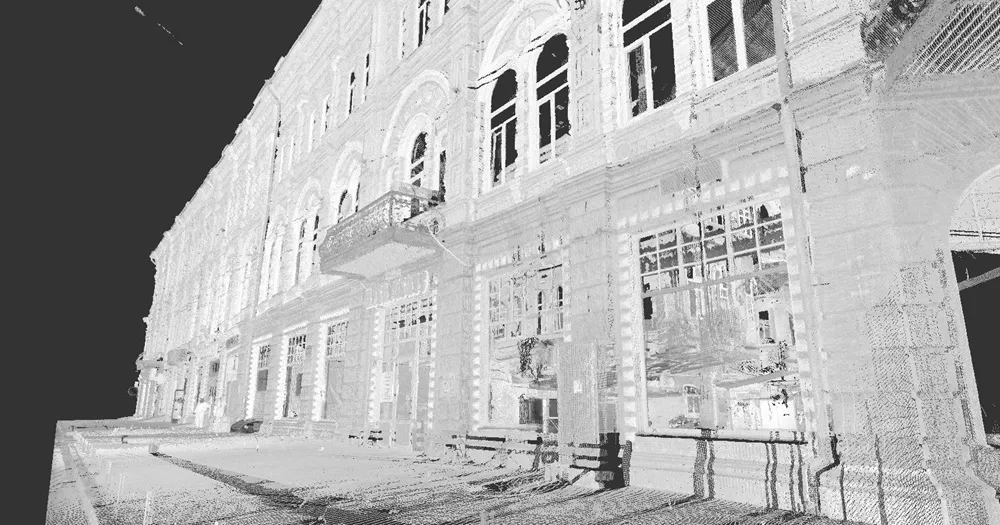 Фрагмент облака точек