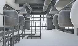 BIM-модель производственных помещений