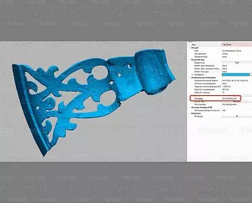 CAD‑модель детали люстры (вид 6)