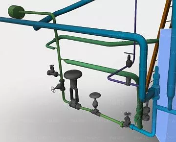 3D-модель установки (вид 4)
