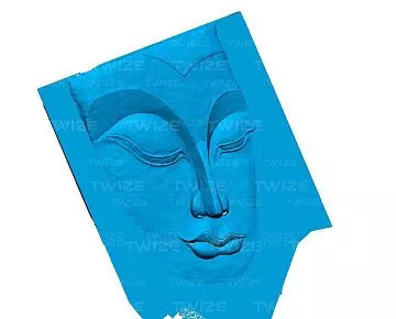 3D‑модель барельефа (вид 1)