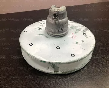 Процесс 3D-сканирования изолятора (фото 1)