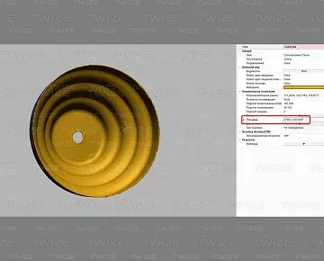 CAD‑модель детали люстры (вид 3)