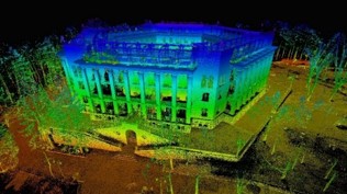 Лазерное сканирование зданий. Рис.1
