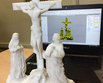 3D-печать модели из полиметилметакрилата (фото 1)