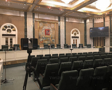 Установка звука и света в конференц‑зале и прилегающих помещениях - вид 1