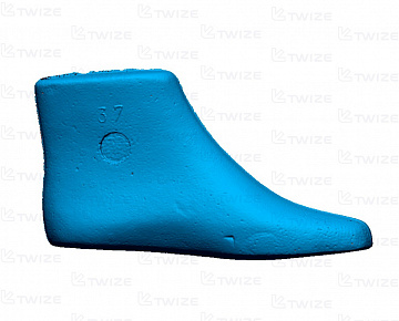 3D-сканирование обувной колодки - вид 3