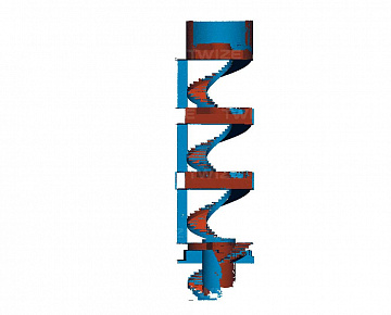 Моделирование лестницы (вид 1)