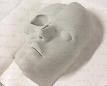3D‑прототип головы из гипсового композита  - вид 6