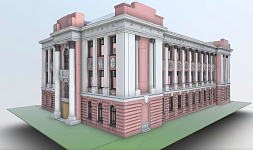 3D-моделирование здания «Городского училища» в г. Саратов