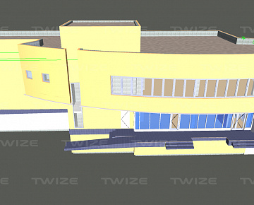 BIM-модель здания (вид 3)