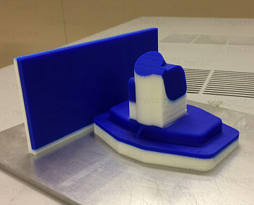 3D-печать модели синим воском (фото 4)