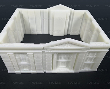 3D-печать макета здания банка - вид 2