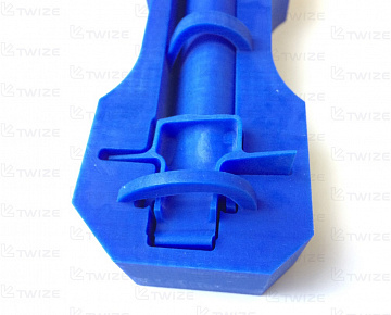 3D-печать лопатки из синего воска