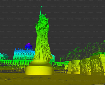 Создание 3D-модели памятника для Московской патриархии - вид 2
