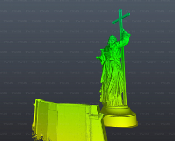 Создание 3D-модели памятника для Московской патриархии - вид 9