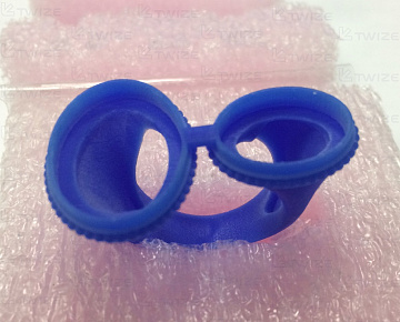 3D-печать кольца из синего воска (фото 1)