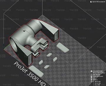 3D-модель детали для авиастроения (вид 1)