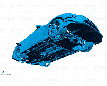 3D‑сканирование Nissan GTR - вид 5