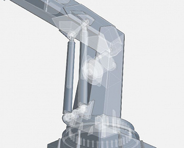 CAD-модель подъемной установки (вид 3)