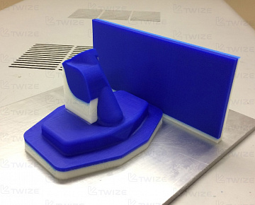 3D-печать модели синим воском (фото 3)