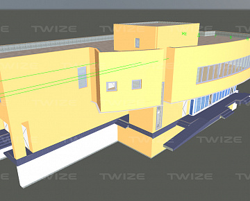 ВIM-модель здания (вид 2)