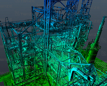 3D-сканирование установки по производству аммиака - вид 4