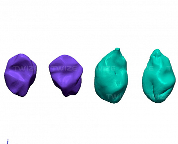 Полигональная 3D‑модель полудрагоценных камней (вид 5)