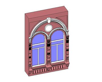 Детализация элементов фасада  (вид 1)