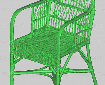 Создание 3D-модели кресла - вид 3