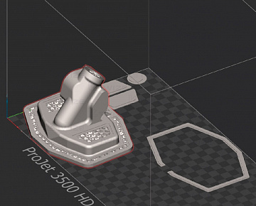 Объем 3D-печати фотополимером