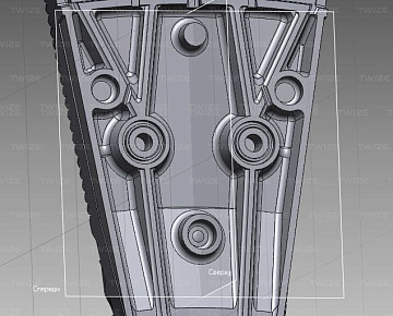 CAD-модель ротора (вид 1)