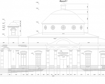 Обмерный чертеж храма