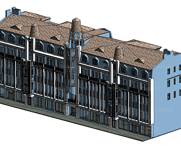 3D-модель здания (вид 4)