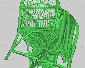 Создание 3D-модели кресла - вид 4