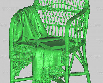 Создание 3D-модели кресла - вид 2