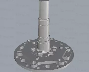 3D-модель ротора (вид 1)